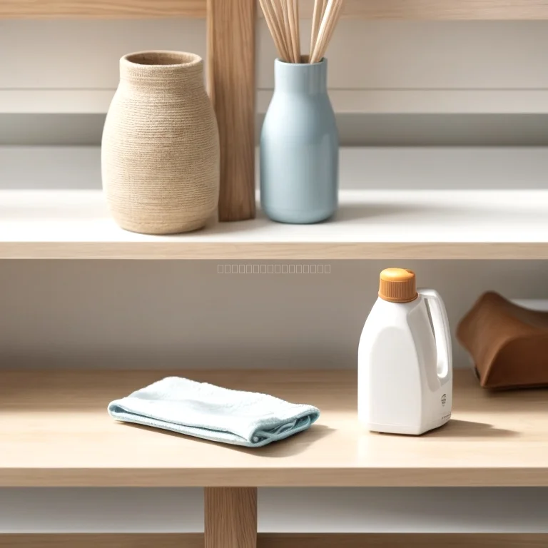 清掃スタッフが床を掃除している様子